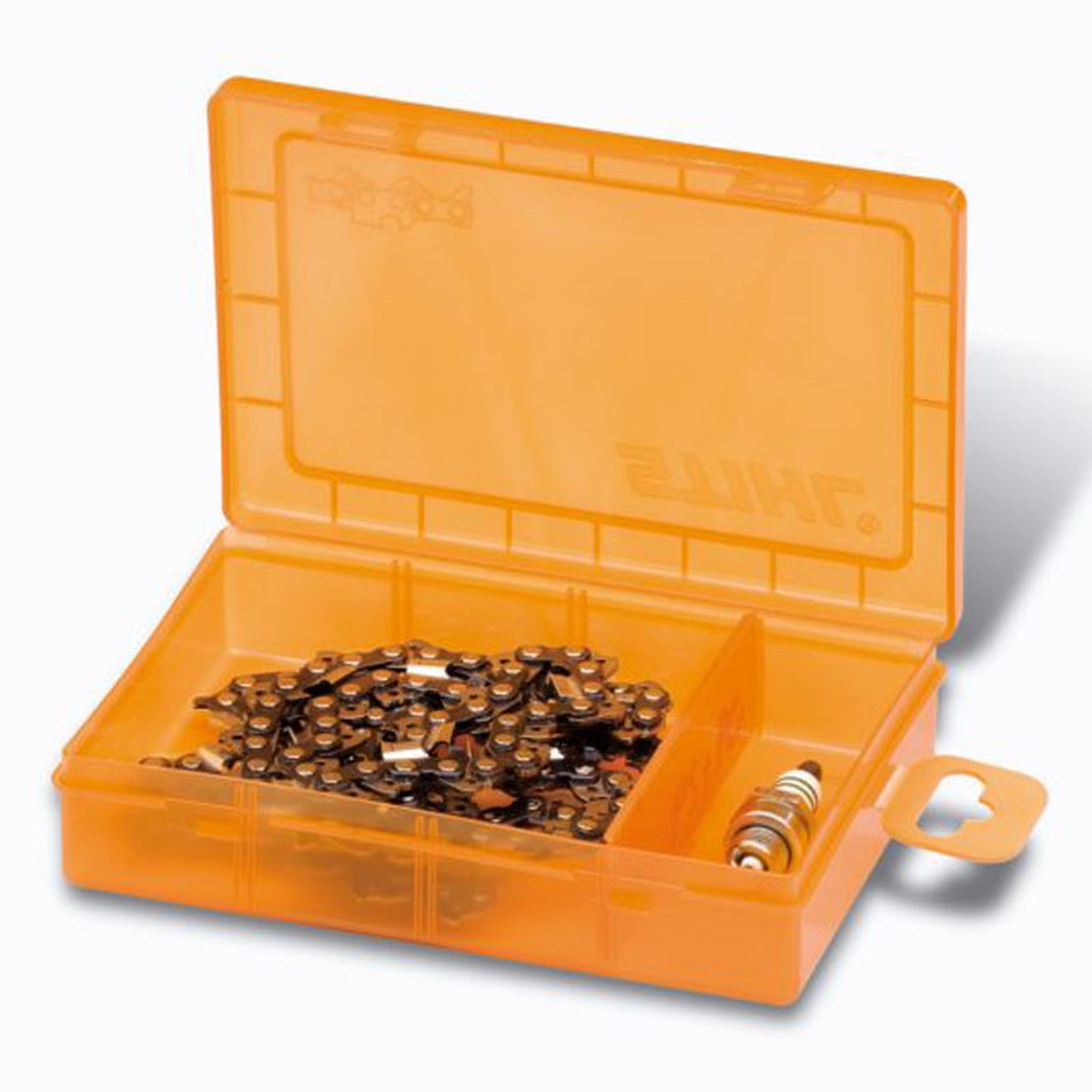 STIHL 0000 882 5900 Chain Storage Box - C/loop & S/ Spark Plug