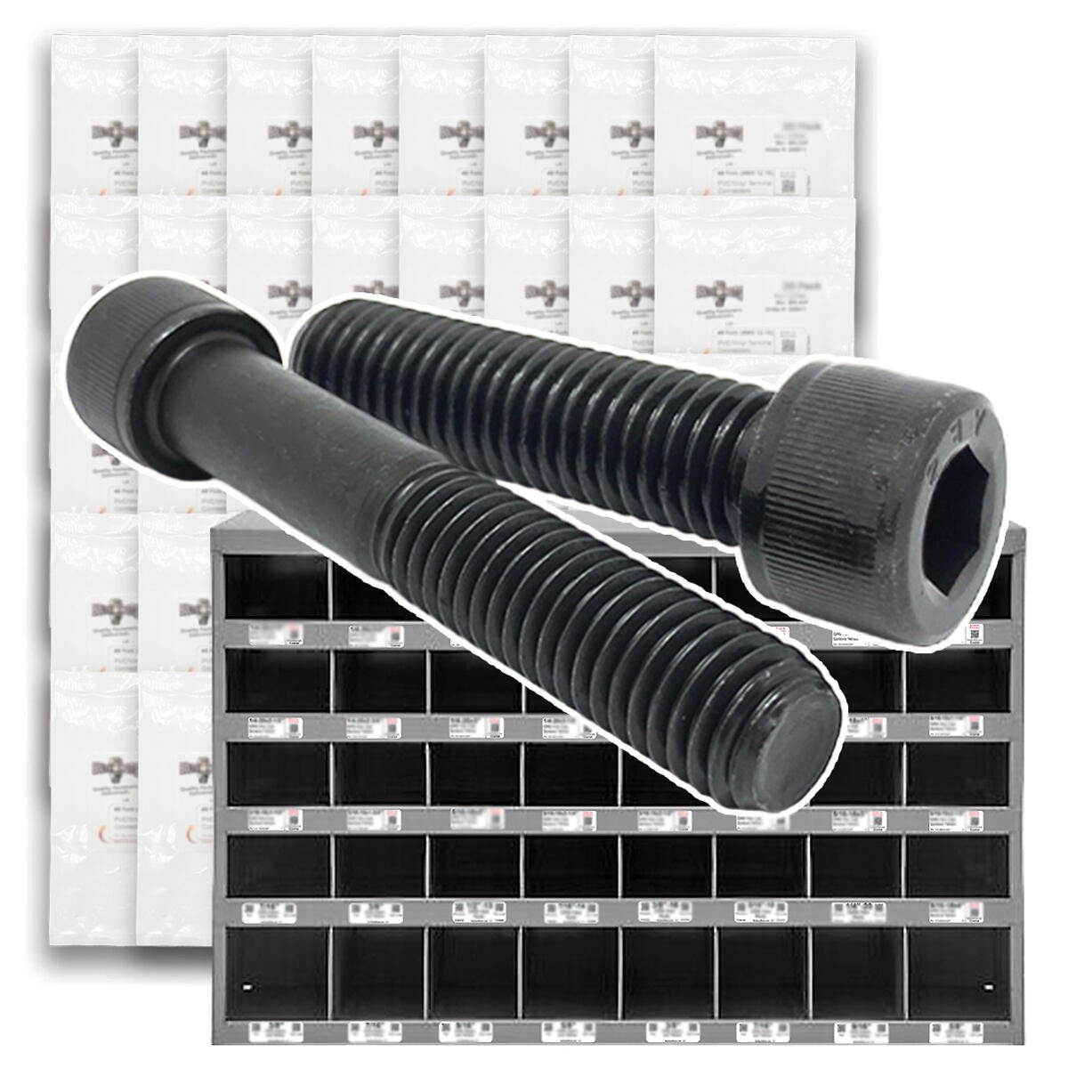 Metric Class 12.9 Socket Head Cap Screws - 1511 PCS