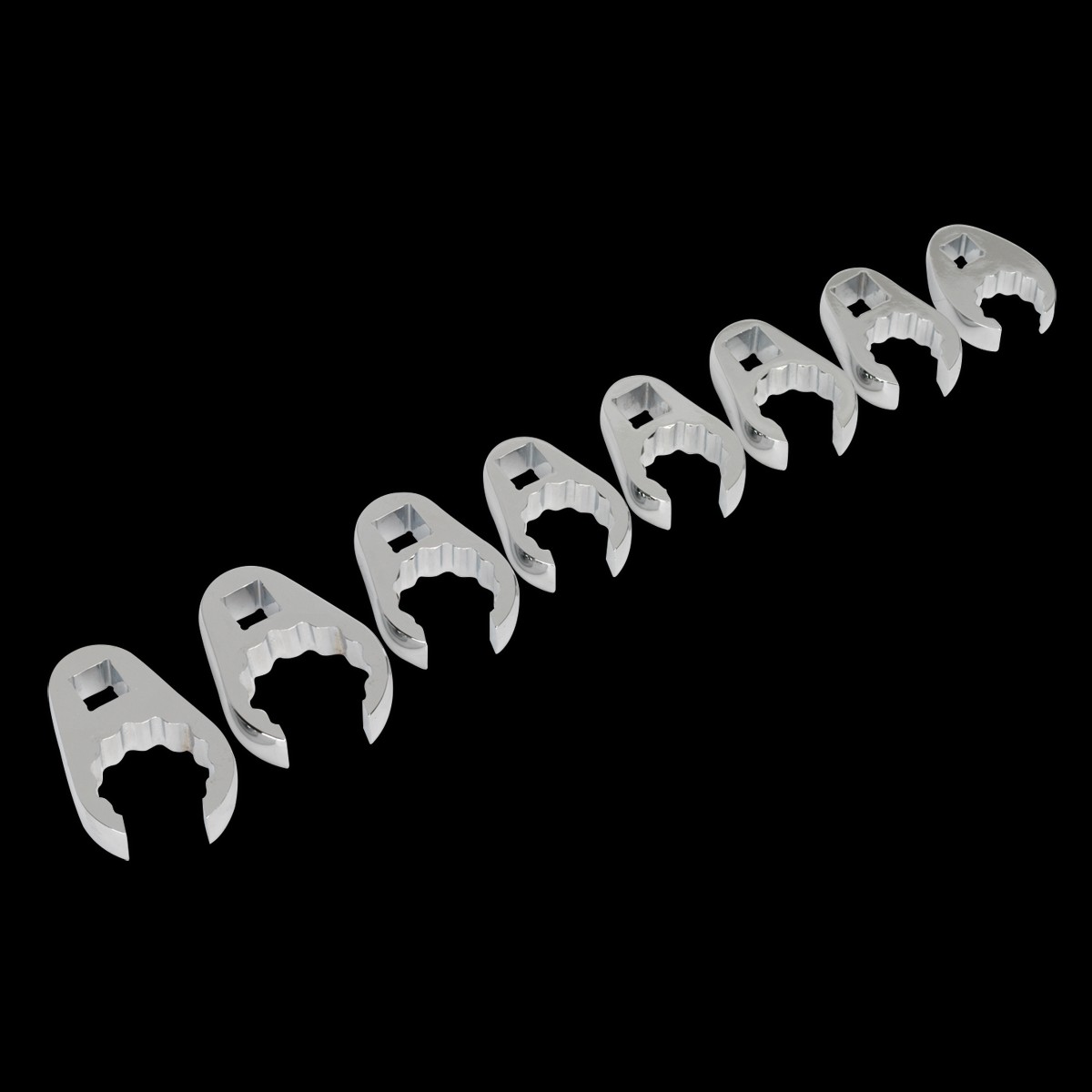 Sealey AK5981 8pc 1/2"Sq Drive Crow's Foot Spanner Set
