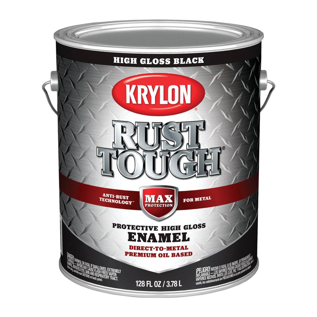 Valspar Anti-Rust Oil-Based Gloss Armor Rust Control Enamel Black 1 Gal