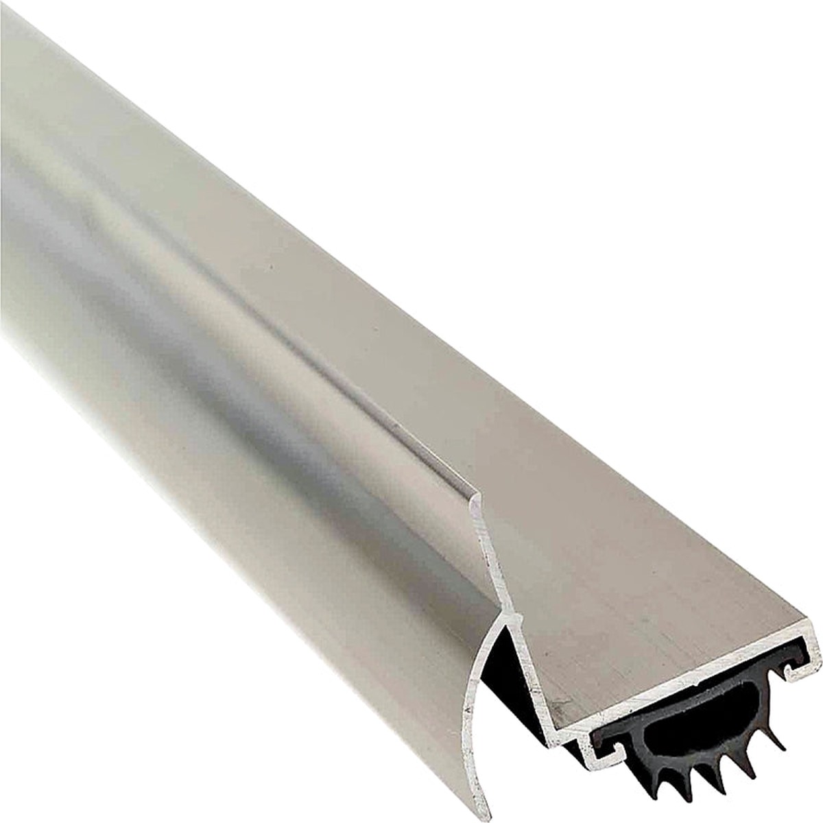 M-D DB001 Series 25706 Door Bottom with Drip Cap 36 in L 1-34 in W 138 in H AluminumVinyl Satin Nickel