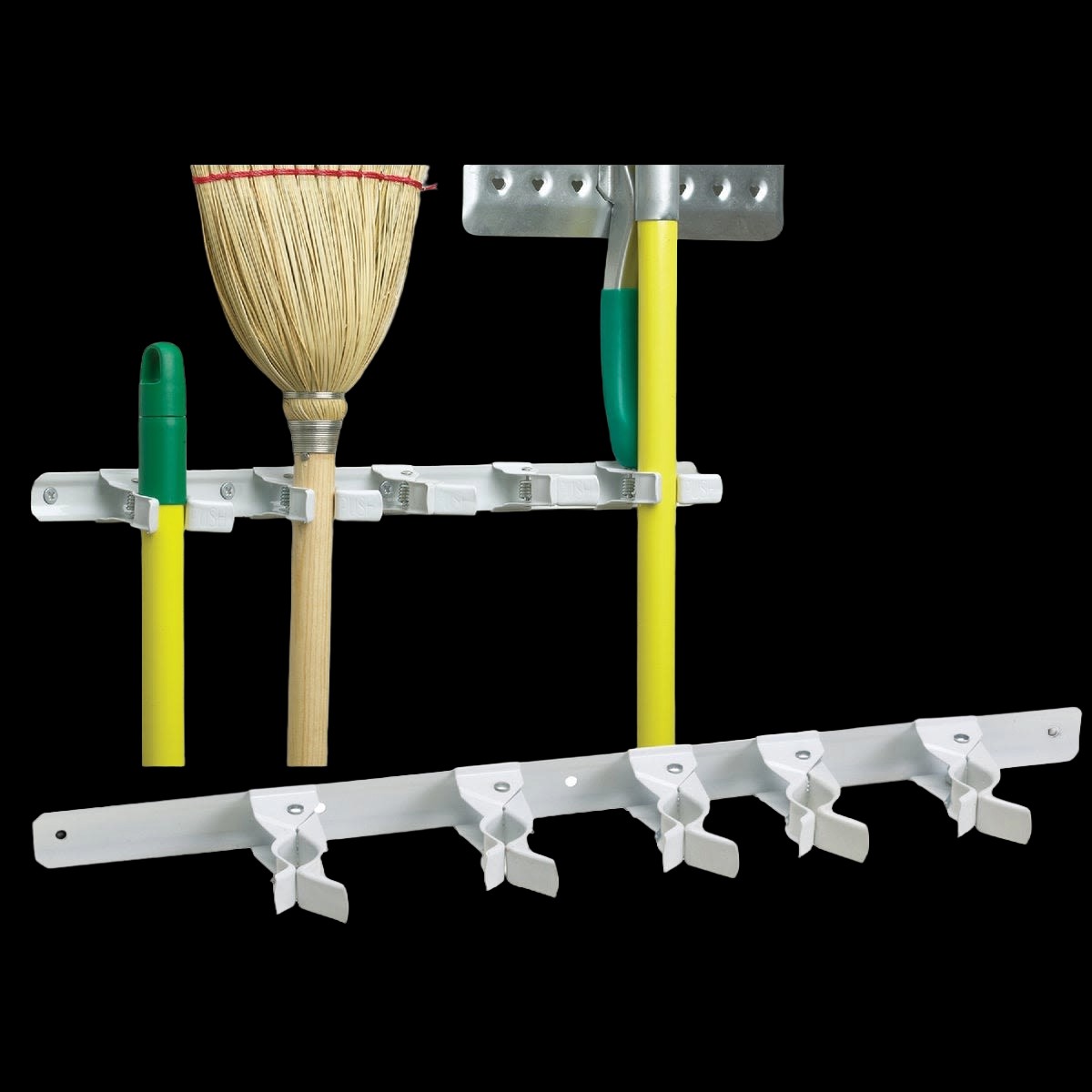 Do it Best Rust-Resistant White 5-Spring Clip Organizer