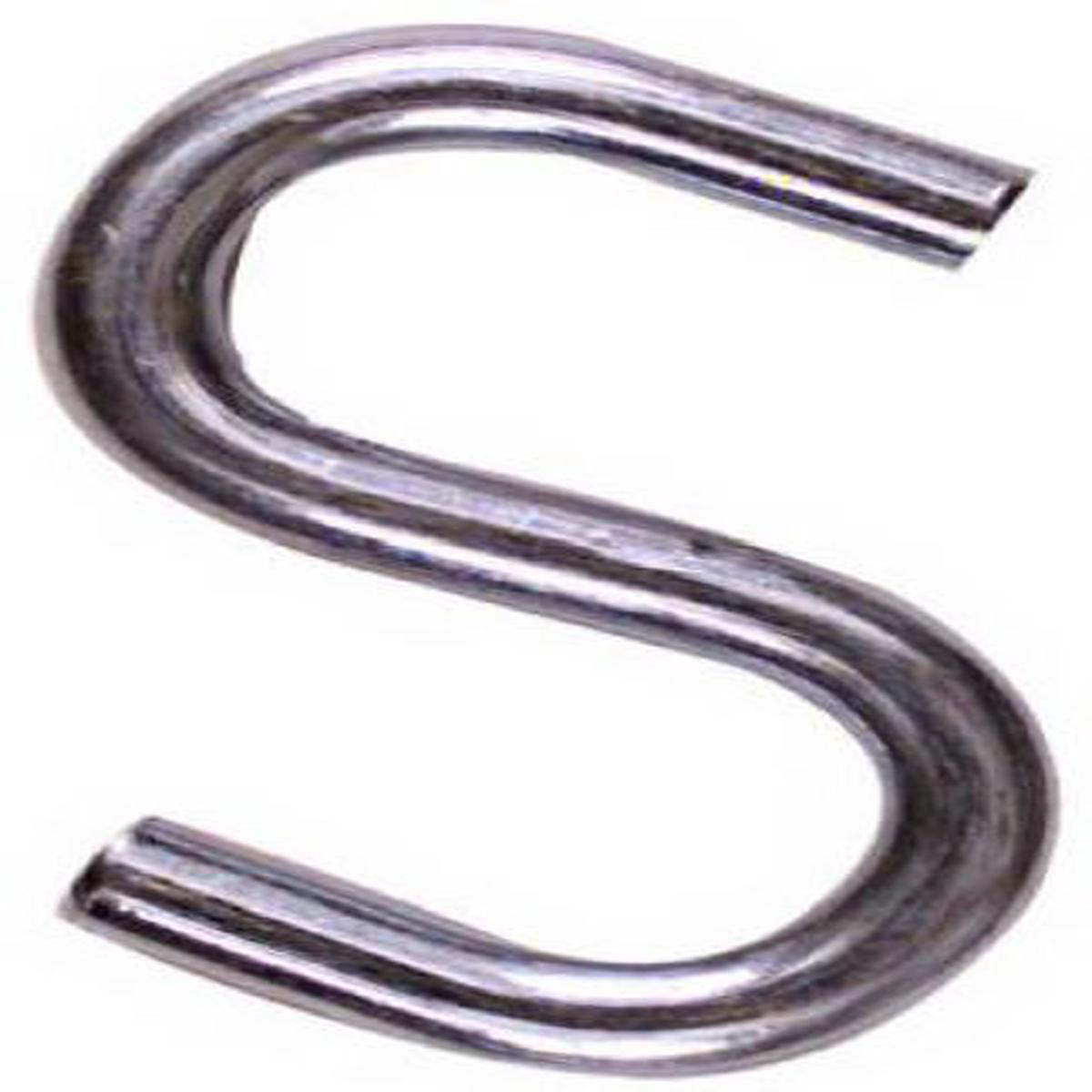 National N273-433 2-128221 Heavy Duty Zinc Plated Open S Hooks in Bulk 8211 Quantity of 25