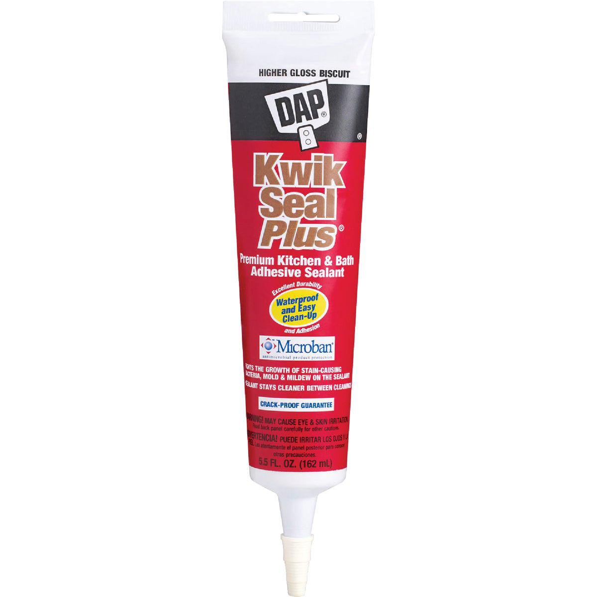 DAP Kwik Seal Plus 55 Oz Biscuit Premium Kitchen 038 Bath Adhesive Sealant