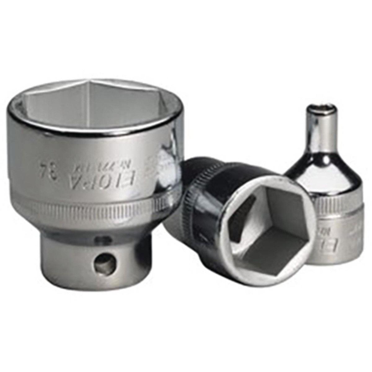 DRAPER 15301 Elora Hexagon Socket, 1/2" Sq. Dr., 12mm