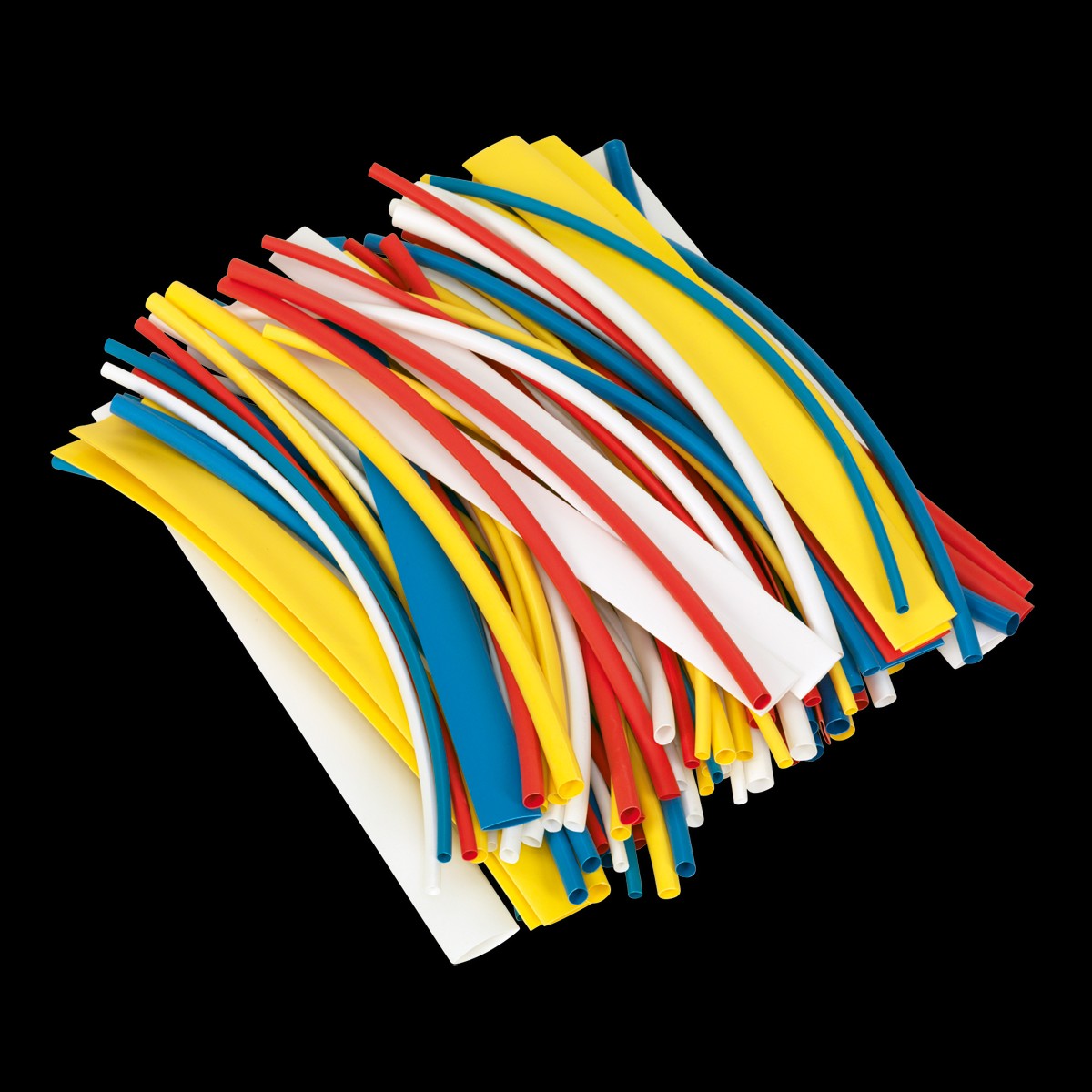 Sealey HST200MC 100pc 200mm Heat Shrink Tubing - Mixed Colours