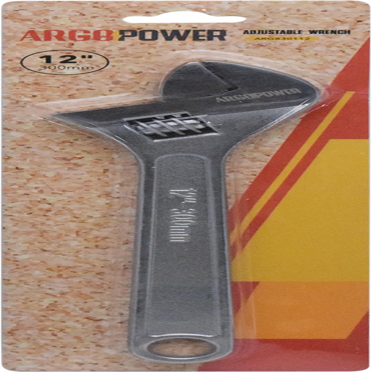 Argo Adjustable Wrench 12" Industrial Quality Heavy-Duty ARG830112