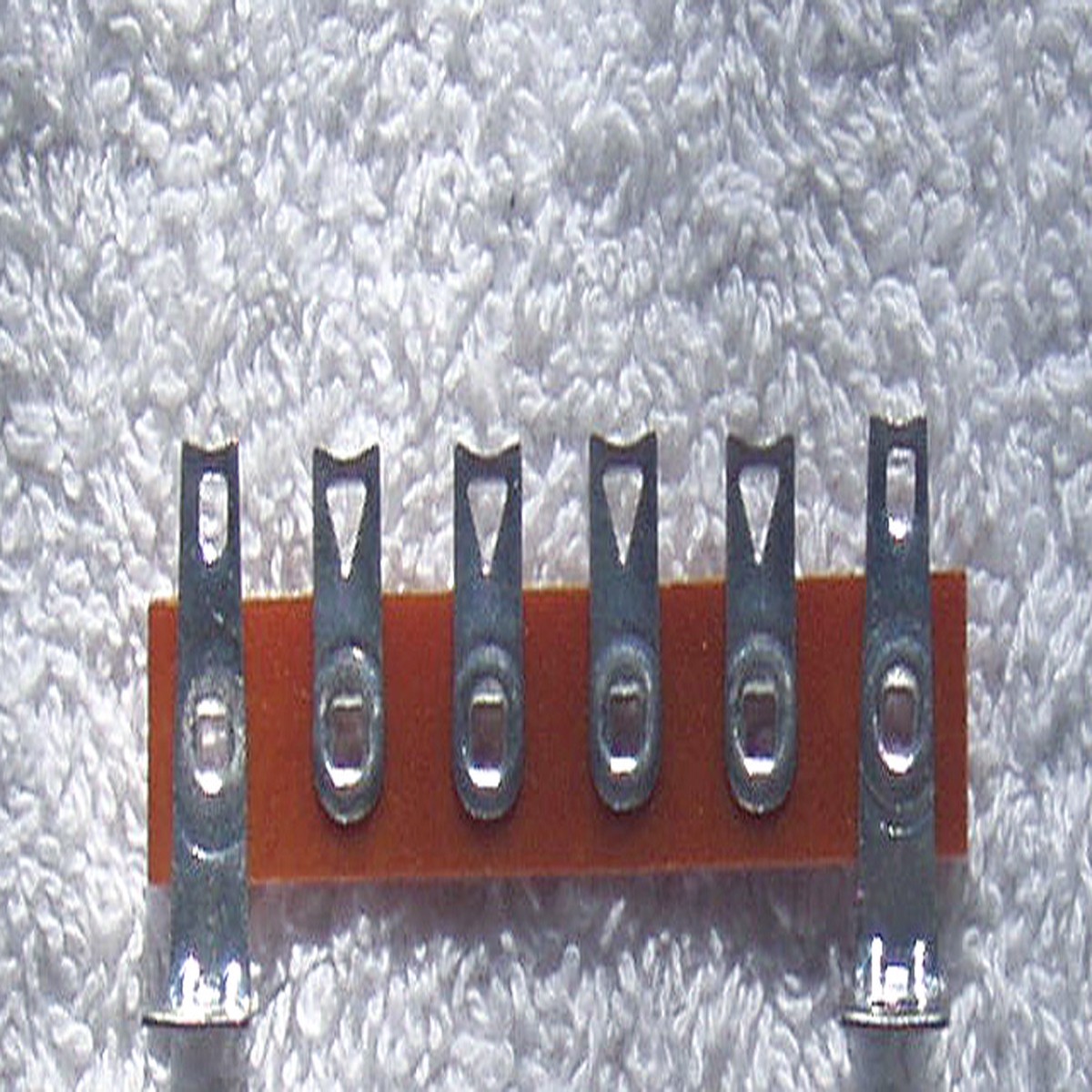 Old School TAG STRIP For Point To Point Wiring (6 Way) NEW Old Stock Spare Part