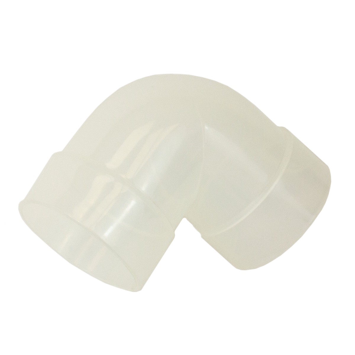 2.5" CLEAR 90 DEGREE ELBOW FOR DUST COLL
