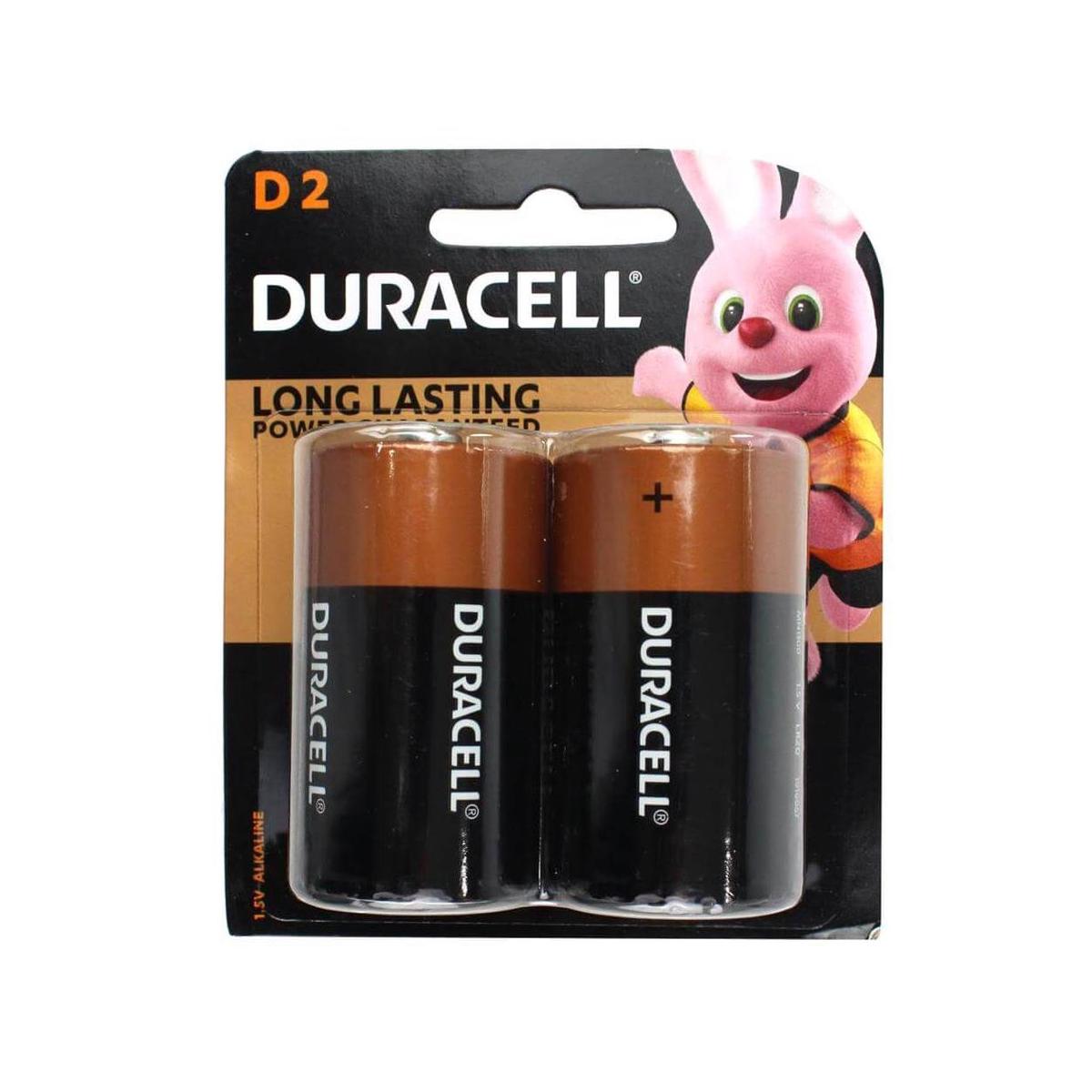 Duracell D PK2 Alkaline Batteries