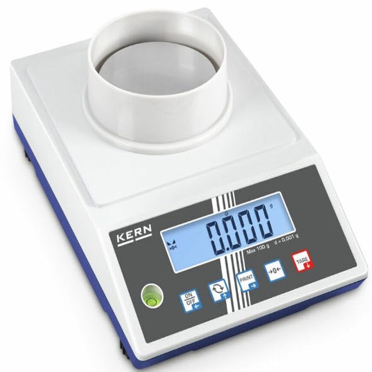 KERN Precision balance PCB 300-2, Weighing range 300g g, Readout 0,01 g Pan 105mm
