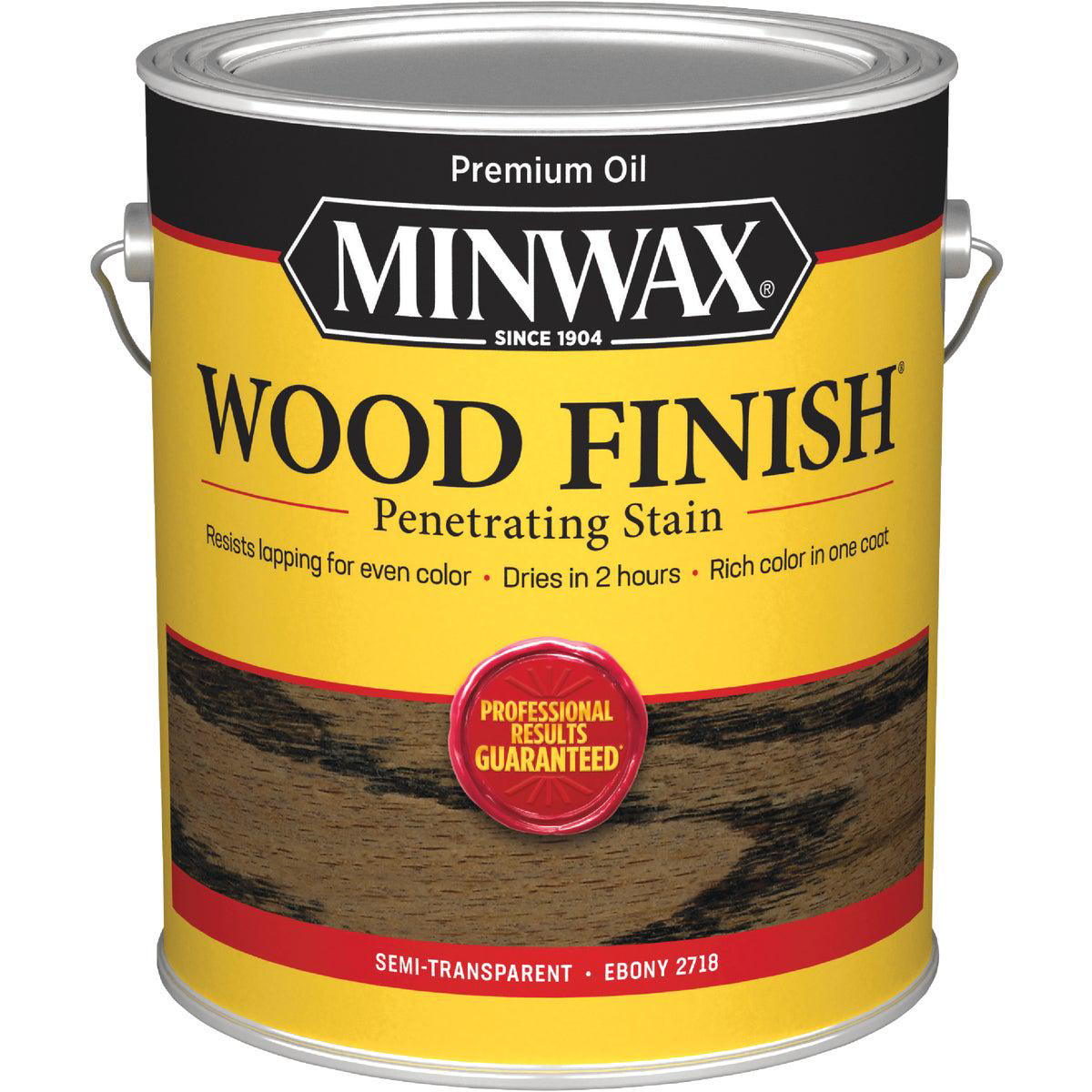 Minwax Wood Finish Penetrating Stain Ebony 1 Gal