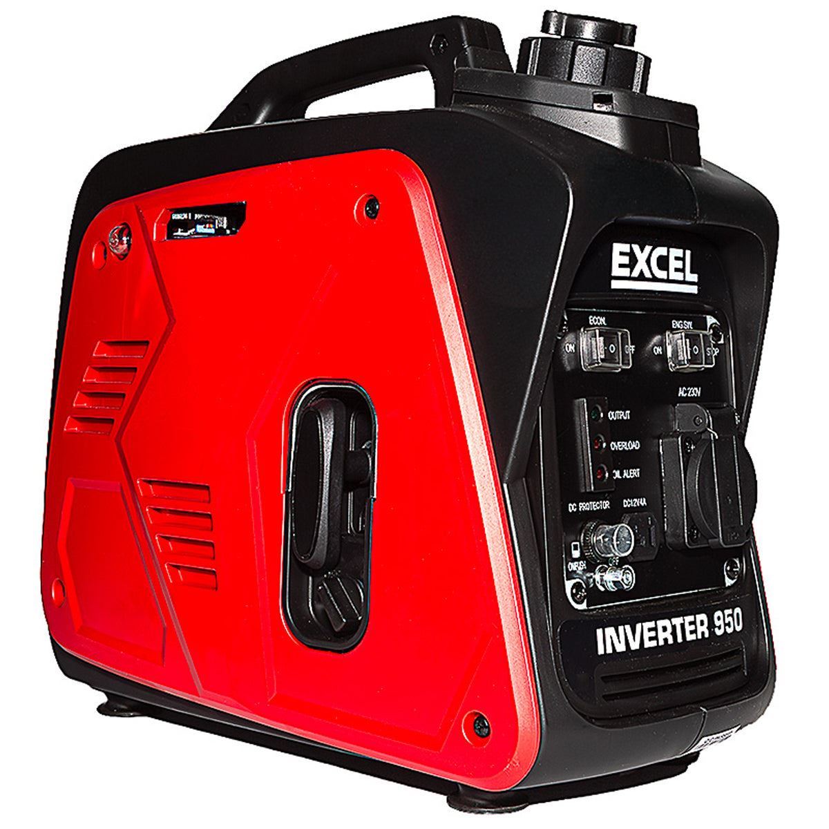 Excel Petrol Inverter Generator 4-Stroke Engine - 800W Power Output, 40CC for Reliable Outdoor use