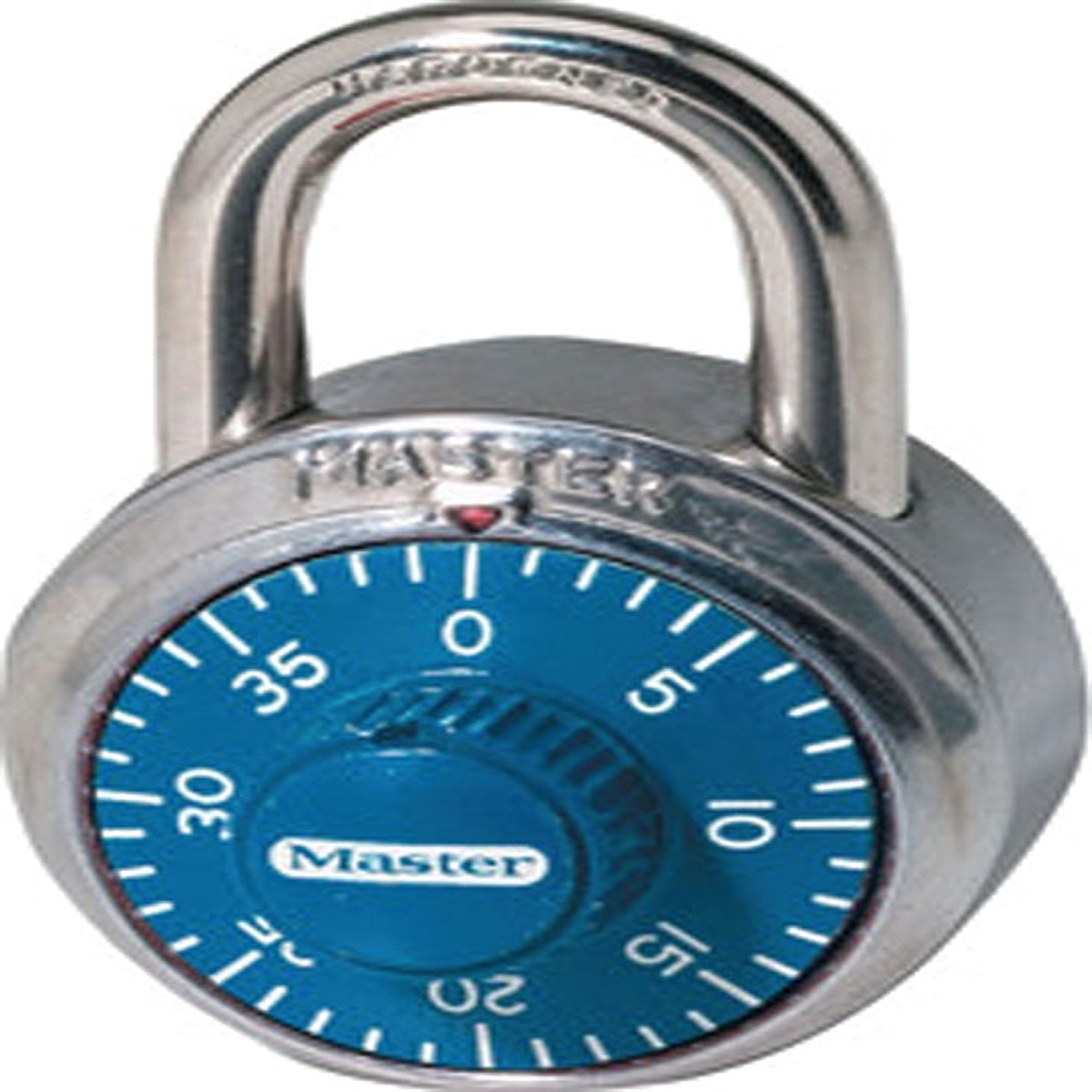 Master Lock 1506D Padlock 1-78 in W Body 932 in Dia Shackle 34 in H Shackle Steel Shackle Stainless Steel Body