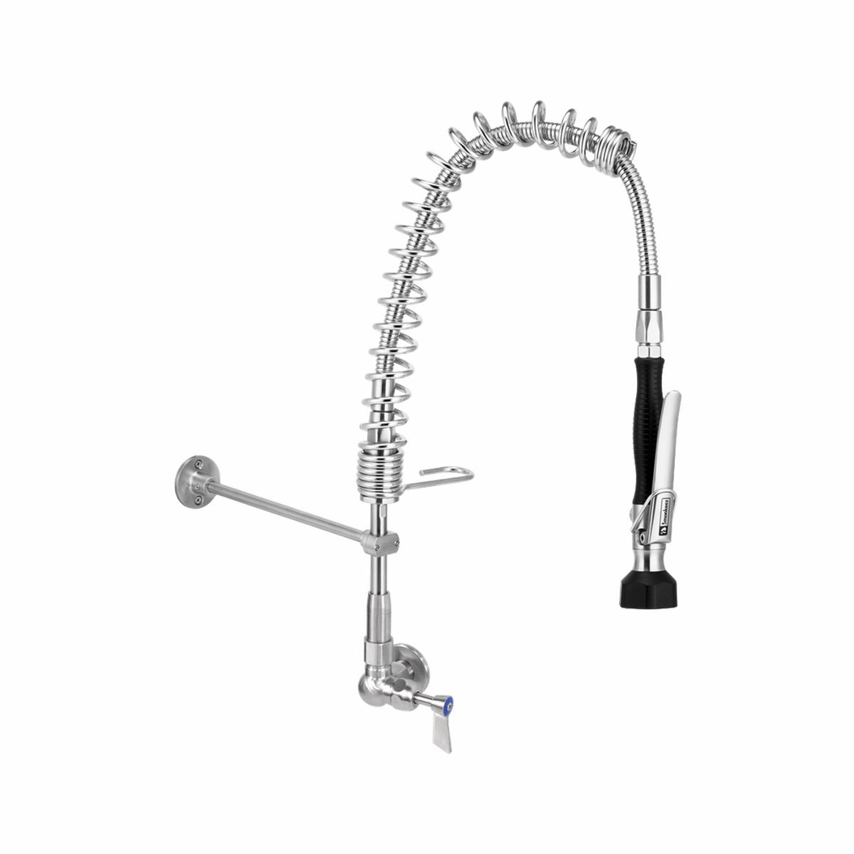 3monkeez Compact Stainless Steel Single Wall Mount Pre-Rinse