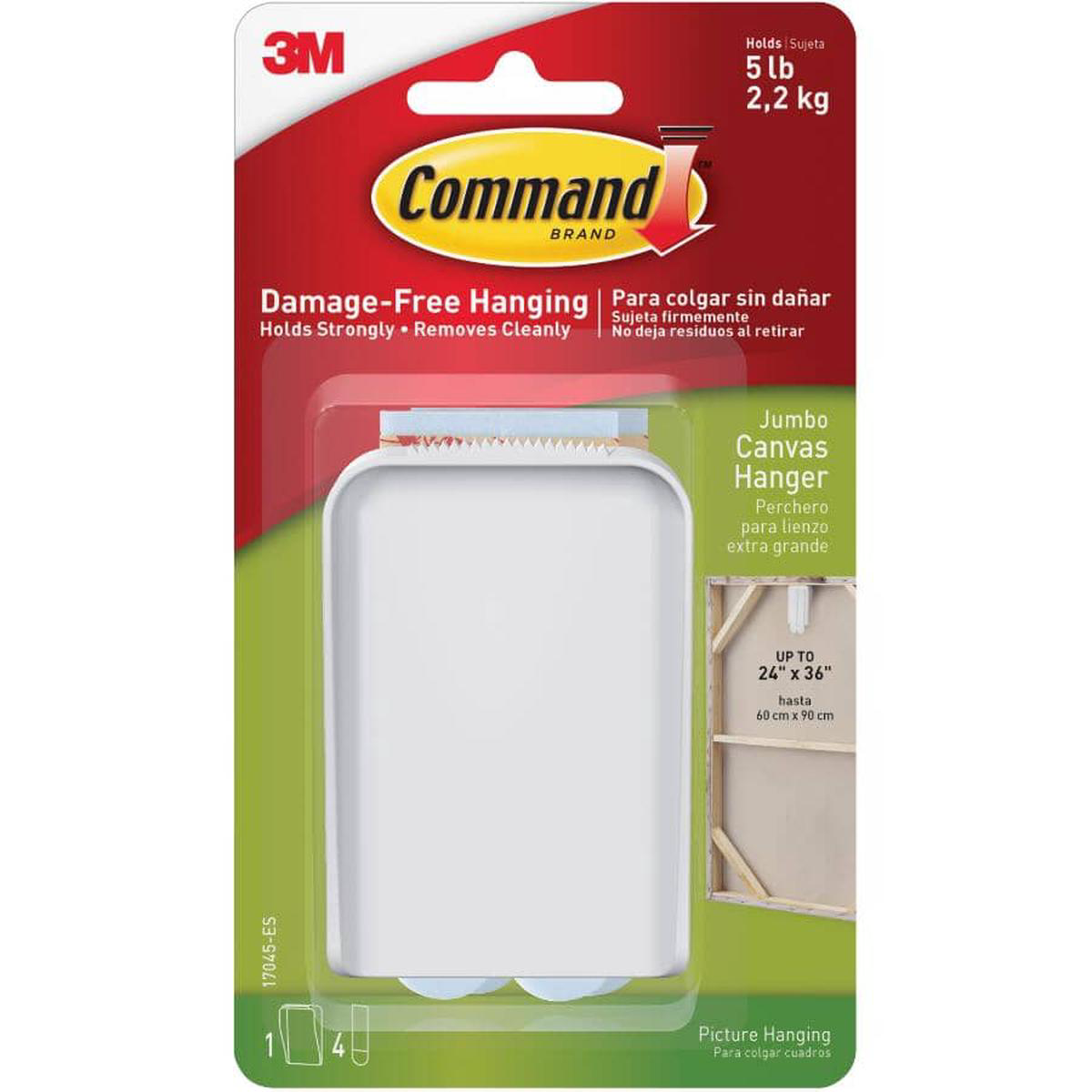 Jumbo Adhesive Canvas Picture Hanger 8211 for Damage-Free Hanging