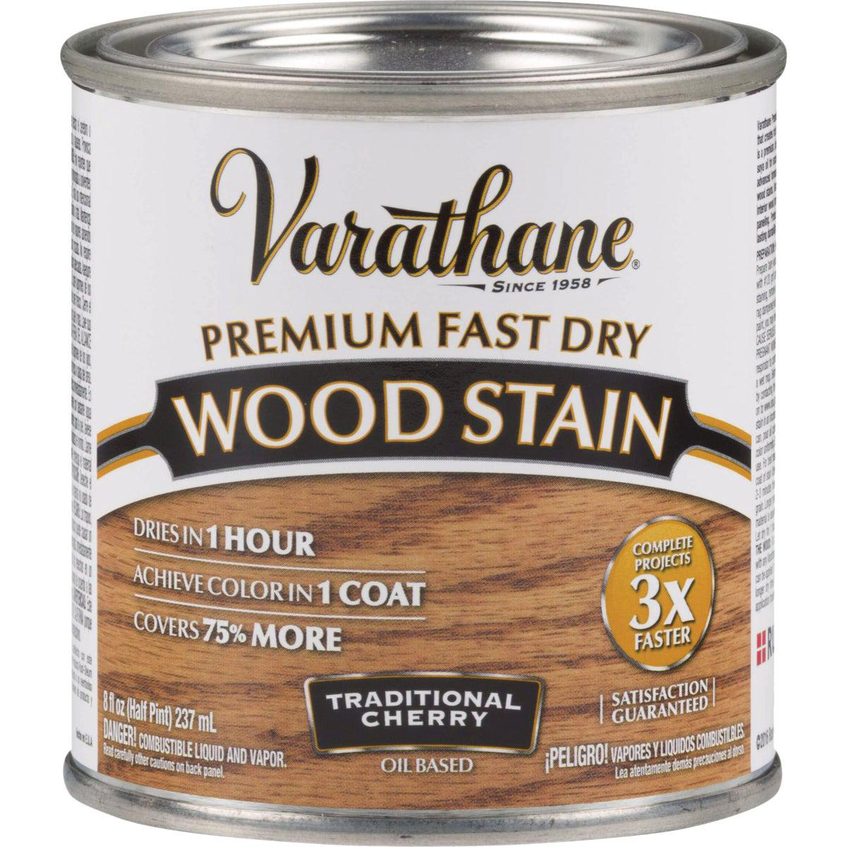 Varathane Fast Dry Traditional Cherry Urethane Modified Alkyd Interior Wood Stain 12 Pt