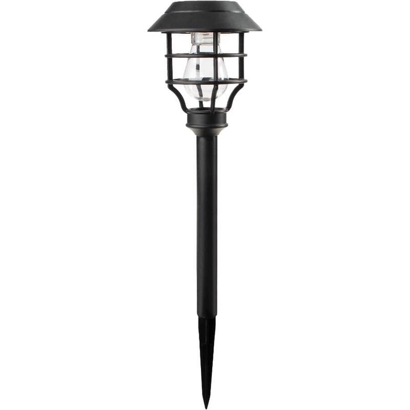 Solar Small Cage Stake Pathmarker - with Plastic Light Bulb