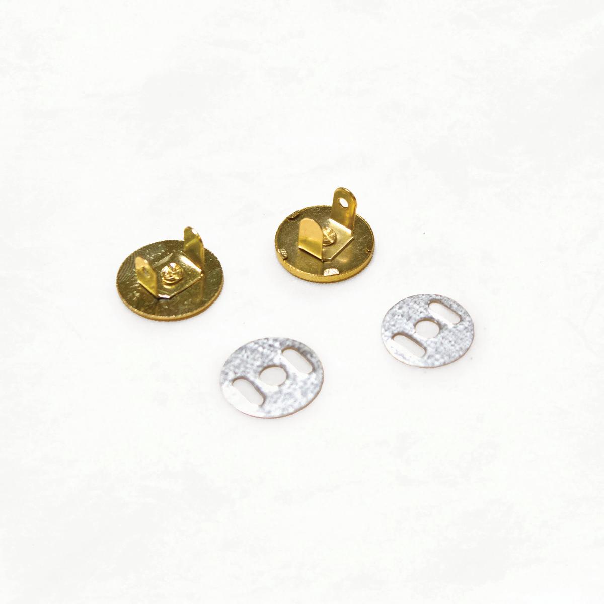 Magnetic Snap - Antique Brass | 14mm | PACK OF 10