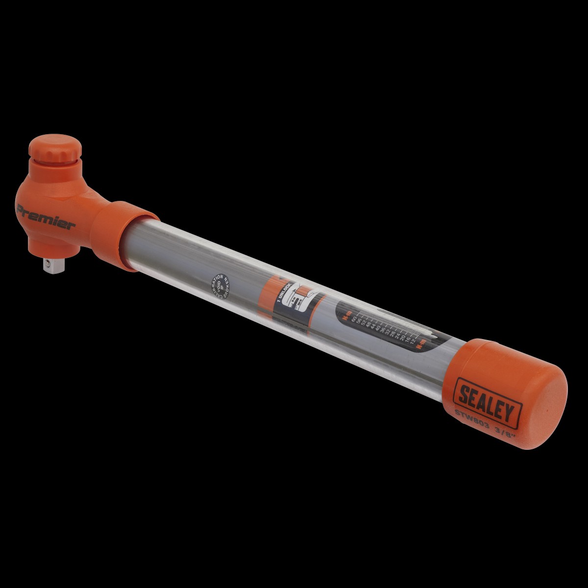 Sealey STW803 3/8"Sq Drive Calibrated Insulated Torque Wrench 12-60Nm