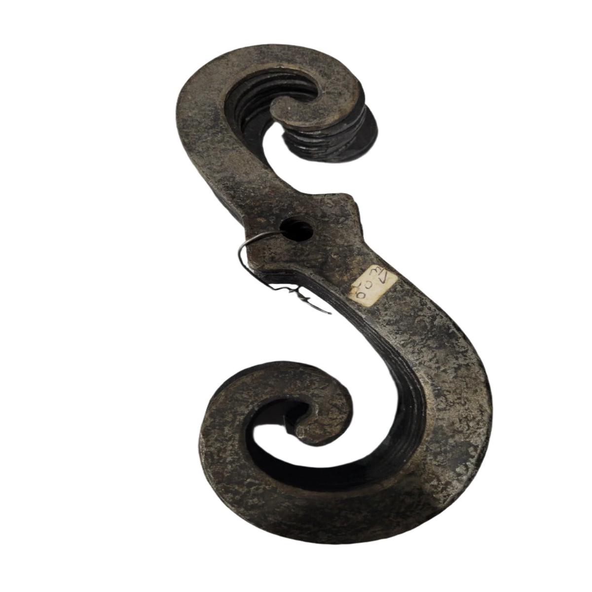 Set of 9 Cast Iron Scroll Brackets 8" x 3" Architectural Salvage