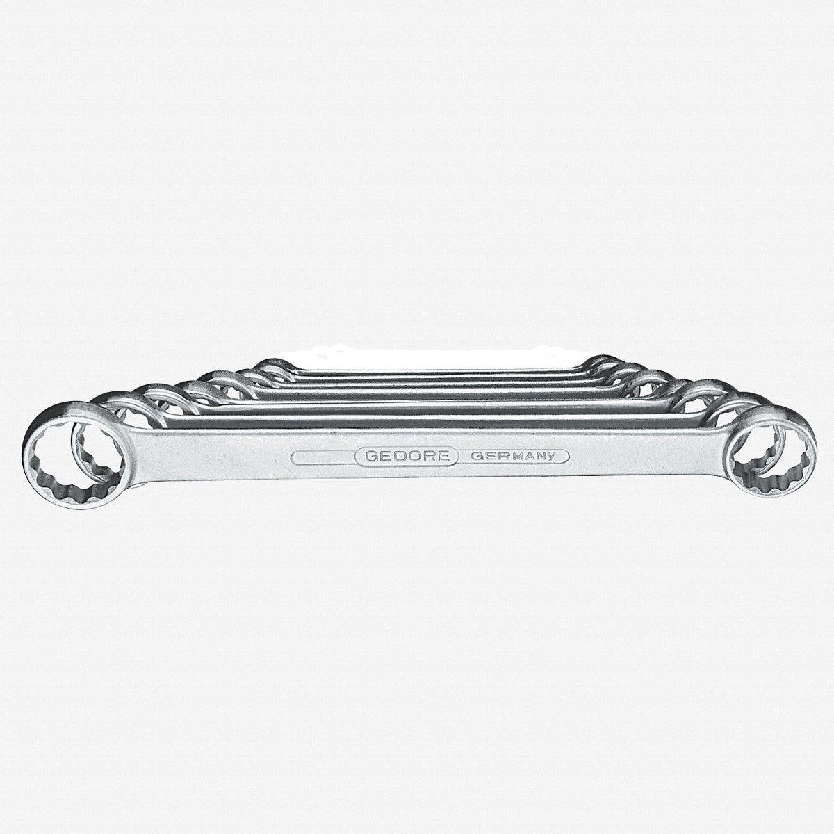Gedore 4-8 Flat ring spanner set 8 pcs 6-22 mm