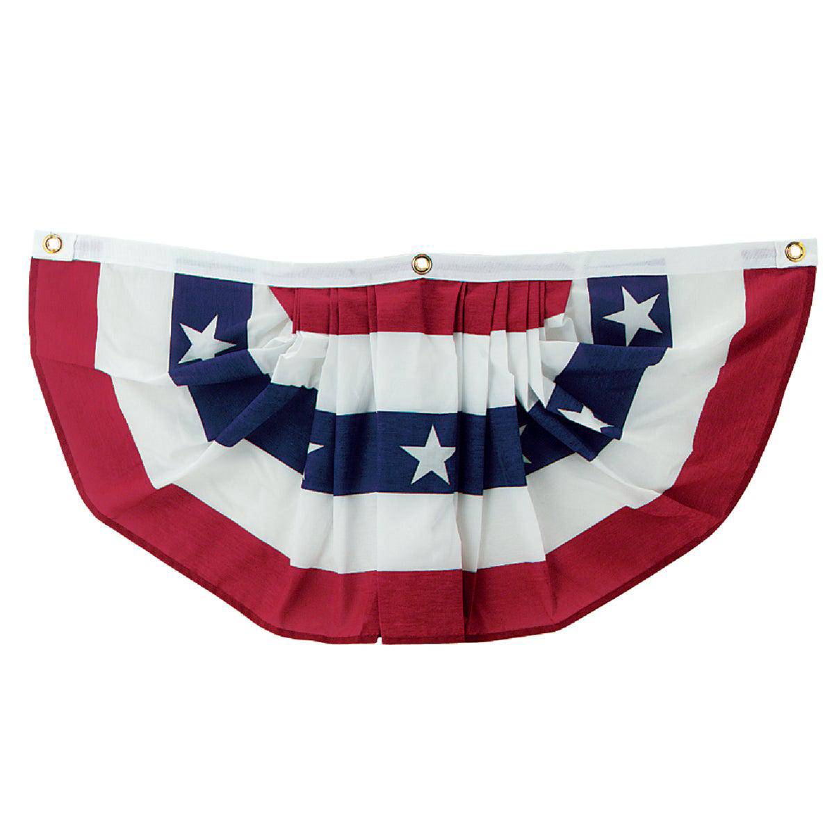 Valley Forge 1 Ft W x 3 Ft L Polycotton Fan Flag Bunting