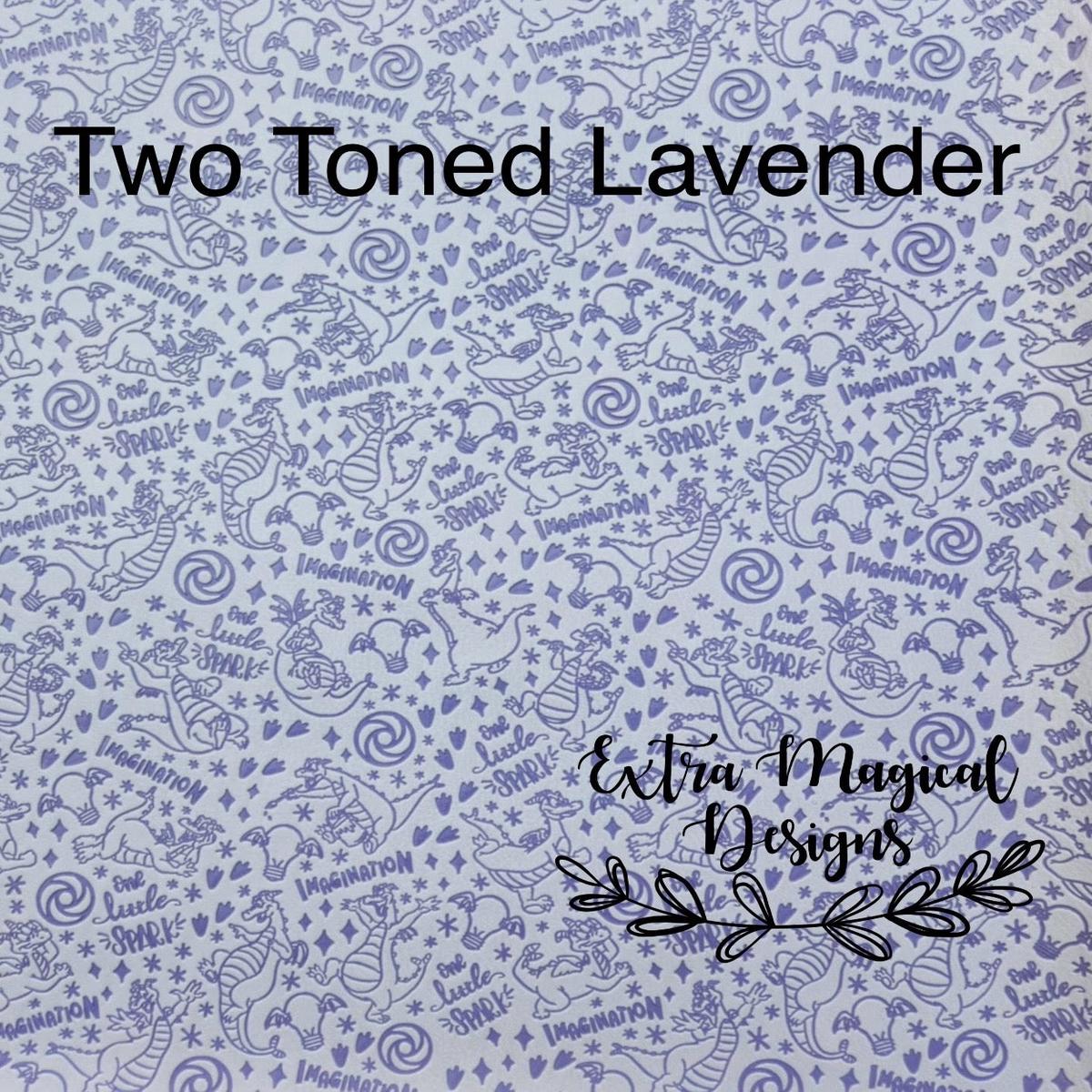 Figgy Embossed Vinyl 18 inch Rolls A - Two Toned Lavender