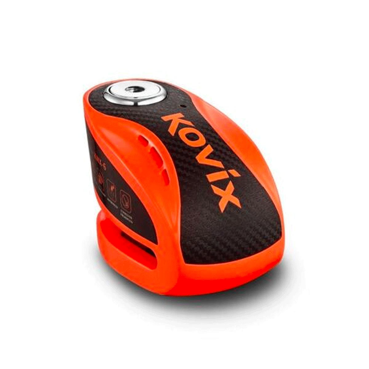 Kovix 8211 KNX-10 10mm Orange Alarm Disc Lock