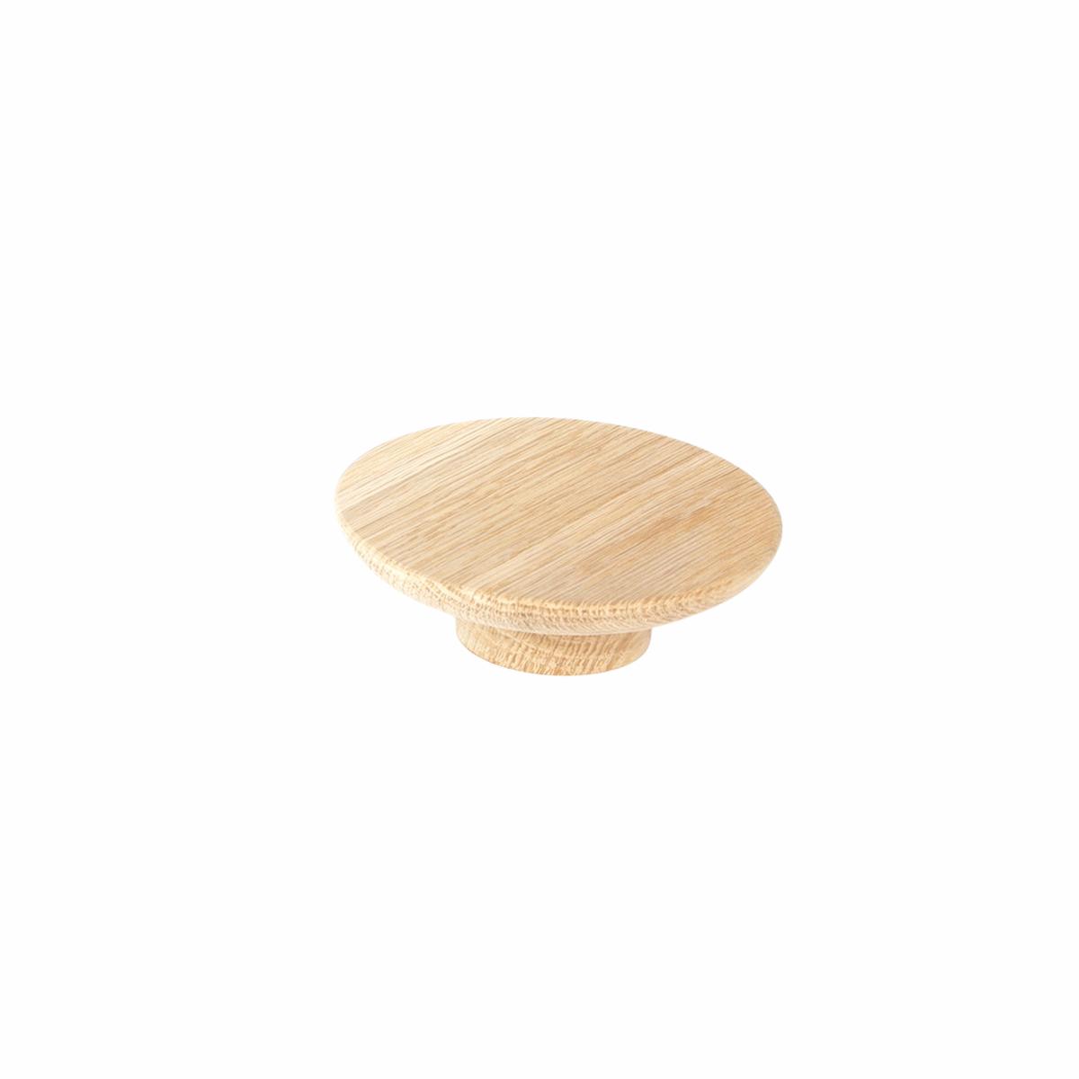 Momo Handles Momo Daintree Full Round Timber Handle 100mm Raw American Oak