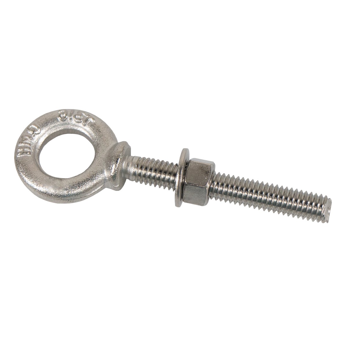 Forged Shoulder Eye Bolts - Stainless Steel Type 316 - 1/2"-13 x 6"L
