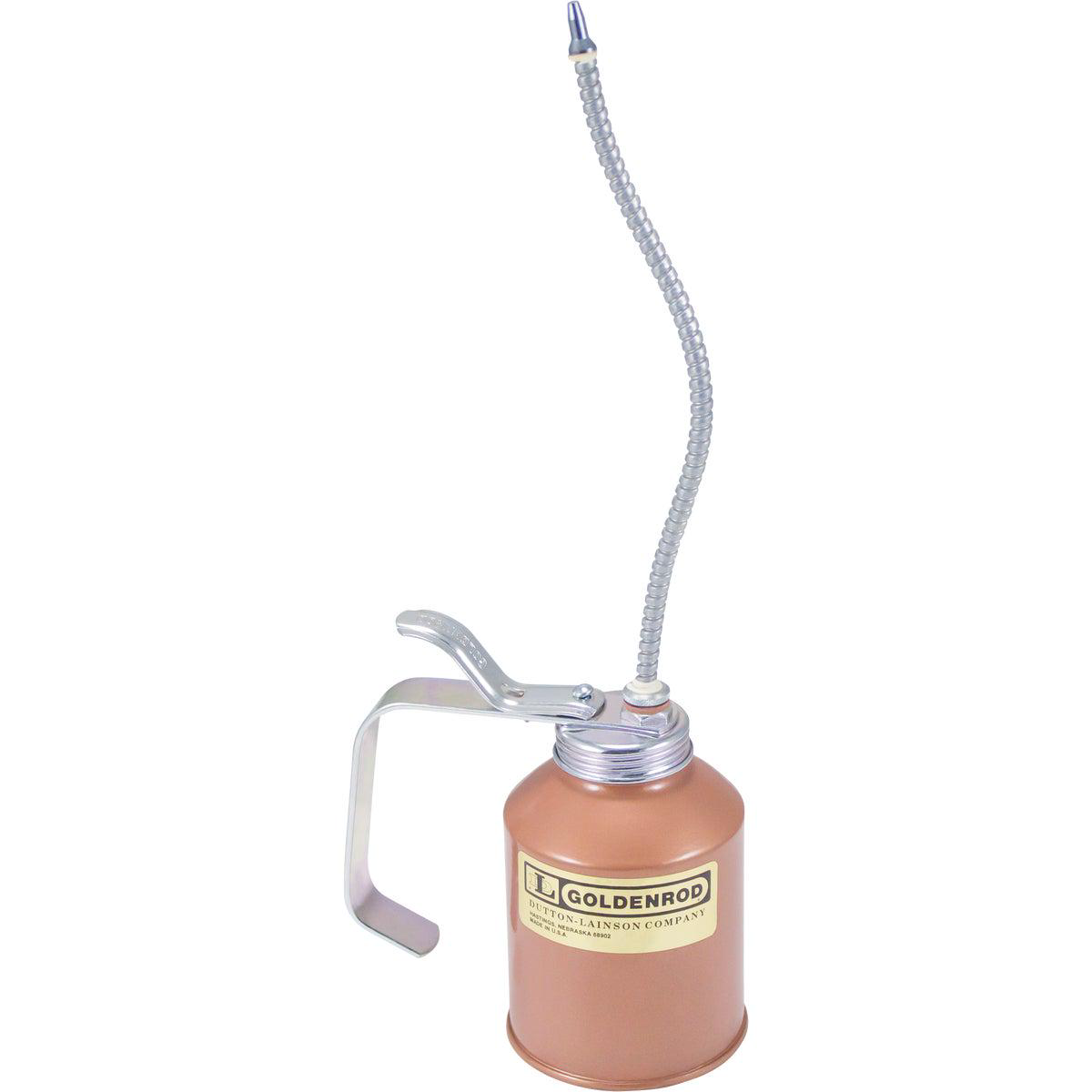 Goldenrod 12 Oz Pump Oiler with Flexible 8 In Spout