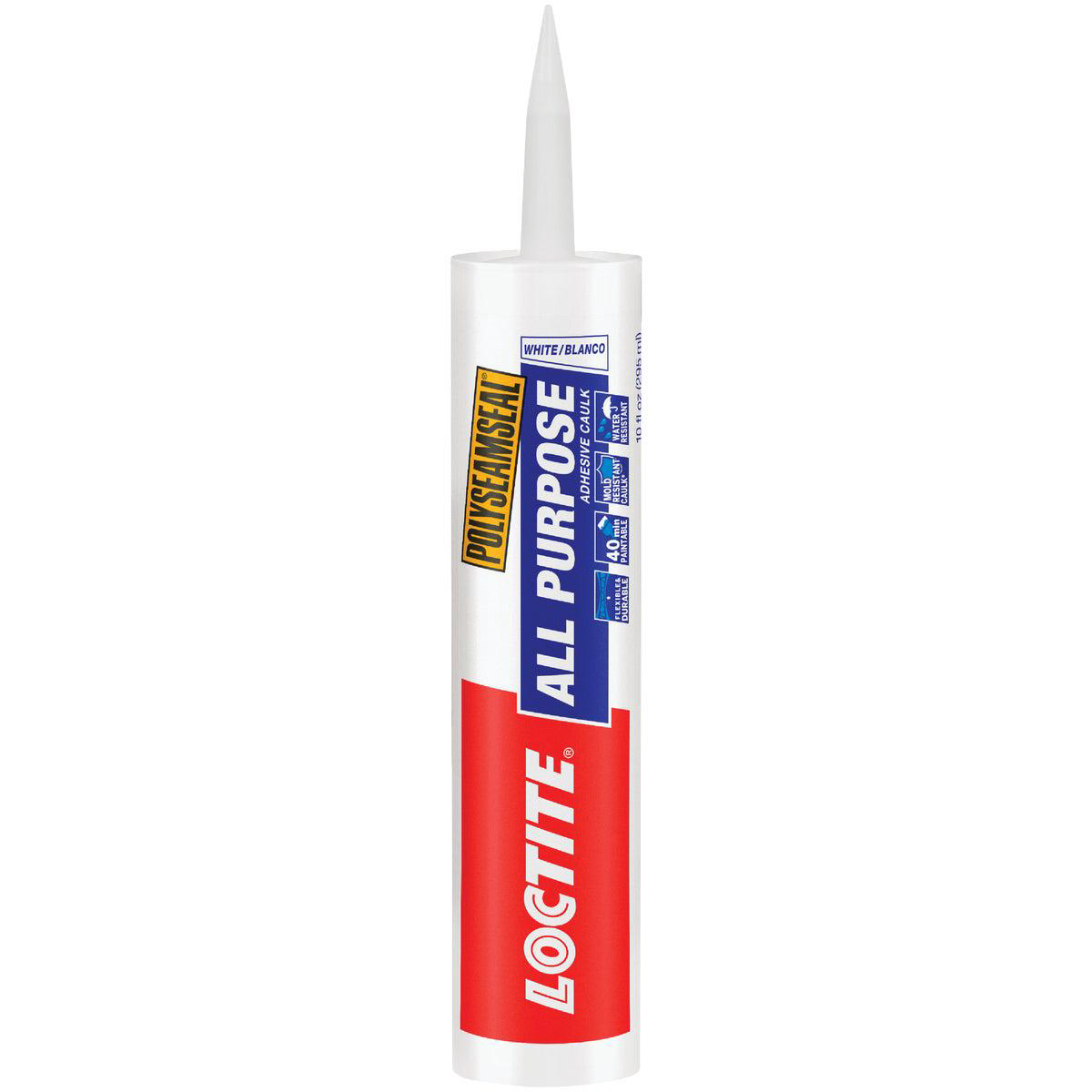 LOCTITE POLYSEAMSEAL 10 Oz White Adhesive Caulk