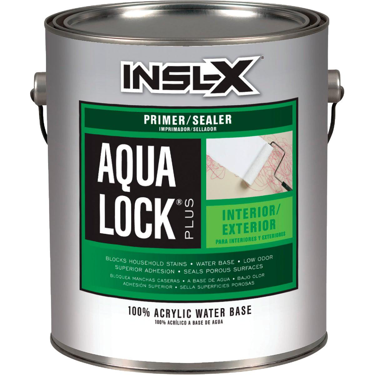 Insl-X Aqua Lock Plus 1 Gal White Acrylic InteriorExterior Primer Sealer