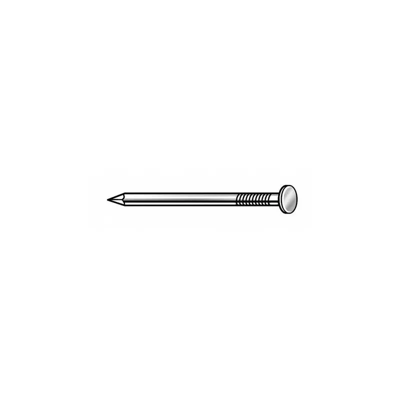 Zoro Tools Common Nail, 4 in L, 20d, Steel, Bright Finish, 6 ga, 31 PK