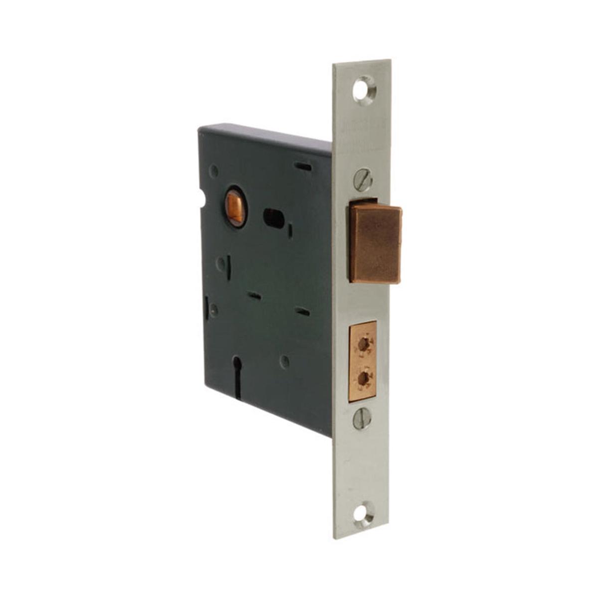 Jacksons JM30 46 & 60mm Backset Bit Key 5 Lever Mortice Lock Standard & Rebated - 60mm | Non Rebated | Satin Nickel