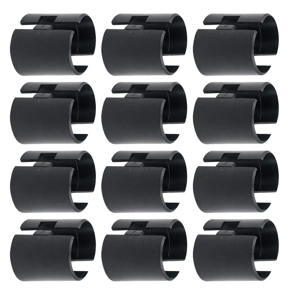 Universal Plastic Wire Shelf Lock Clips Set of 32 for 1.5 Inch Posts No Fuss Install for Home and Kitchen Storage Quick Assembly Durable Wire Rack Clamps