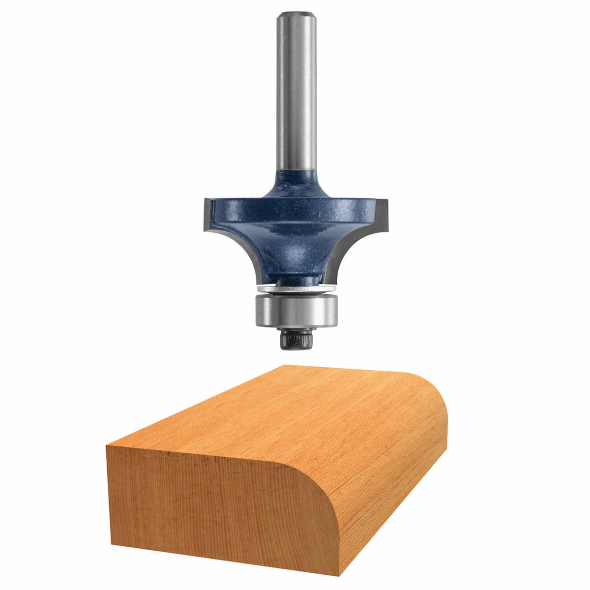 Bosch 85294M Roundover Bit 1/4 Rad., 1/4 Shk. W/B.B., C.T. (Super)