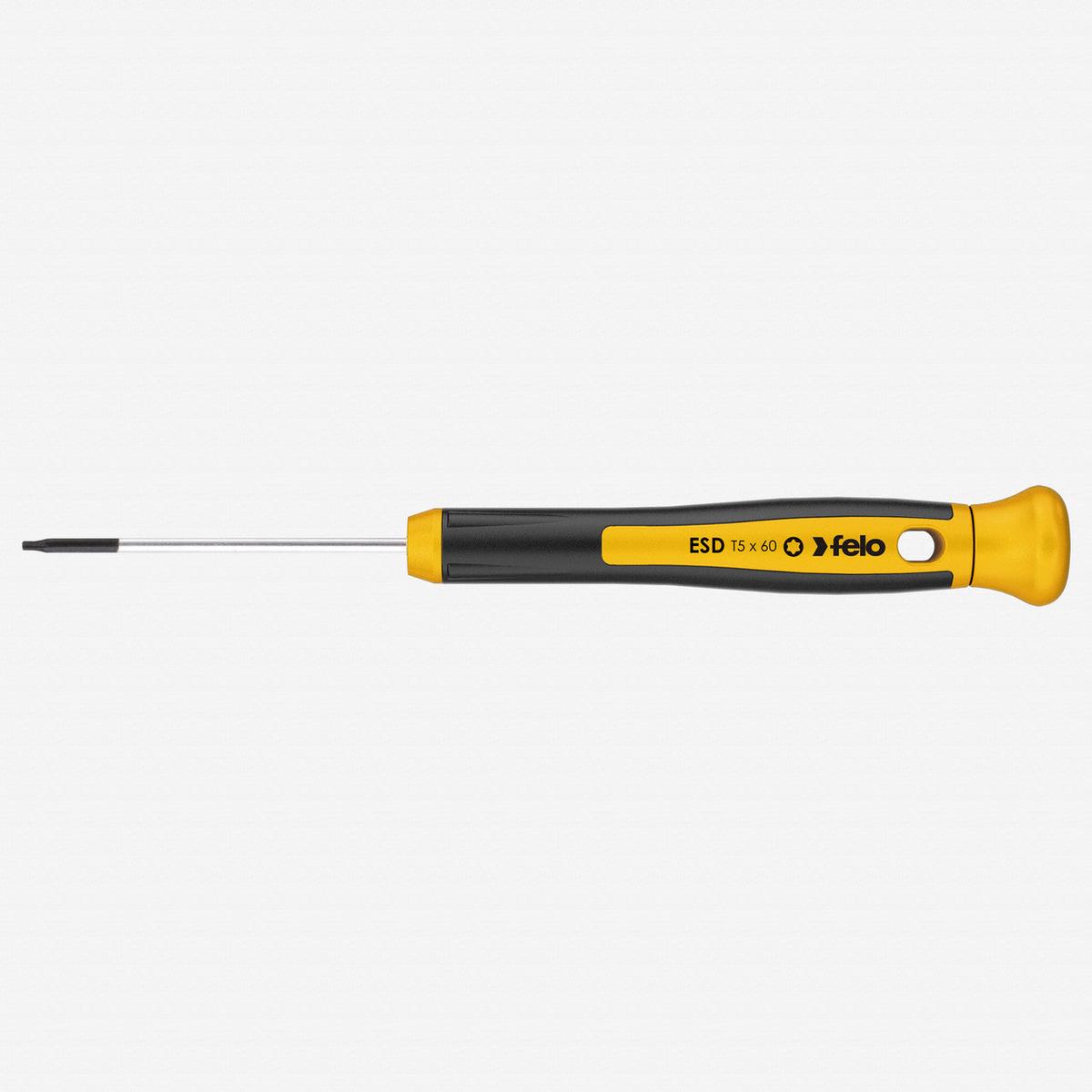 Felo T 5 x 60 mm ESD Precision TORX Screwdriver