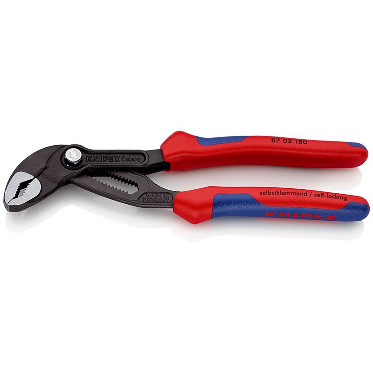 KNIPEX 87 02 180 SB Cobra High-Tech Water Pump Pliers, 180mm