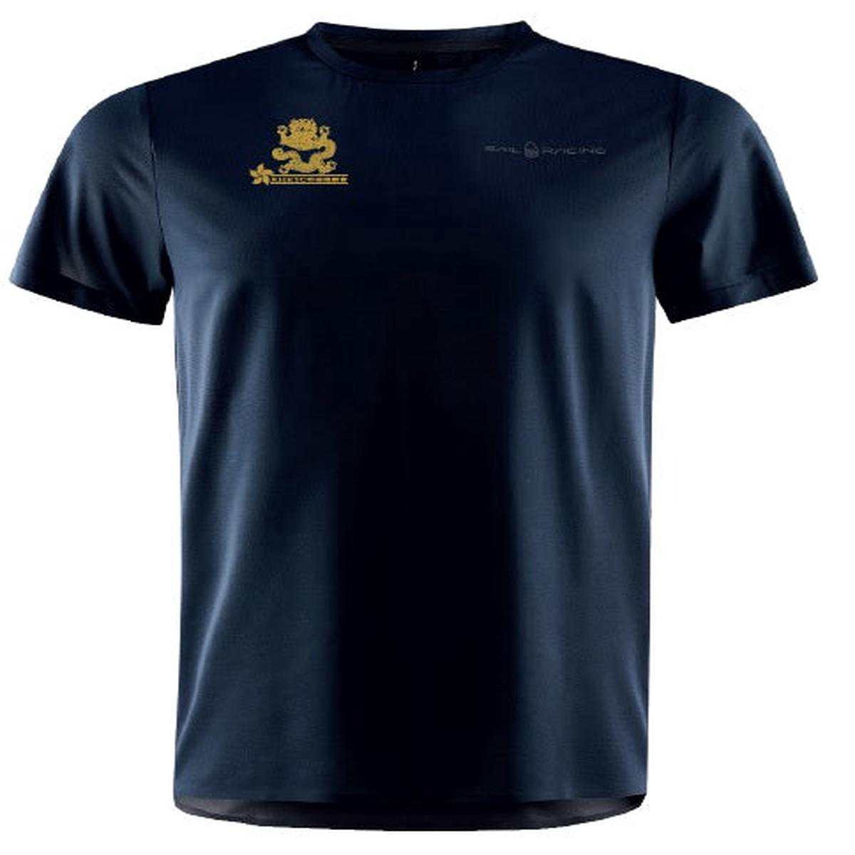Sail Racing Active Tee With Gold print logo 8211 Navy XXL