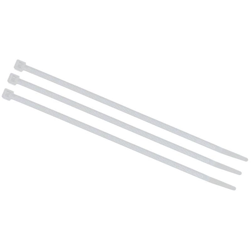 11.1" Cable Ties - Natural, 100 Pack