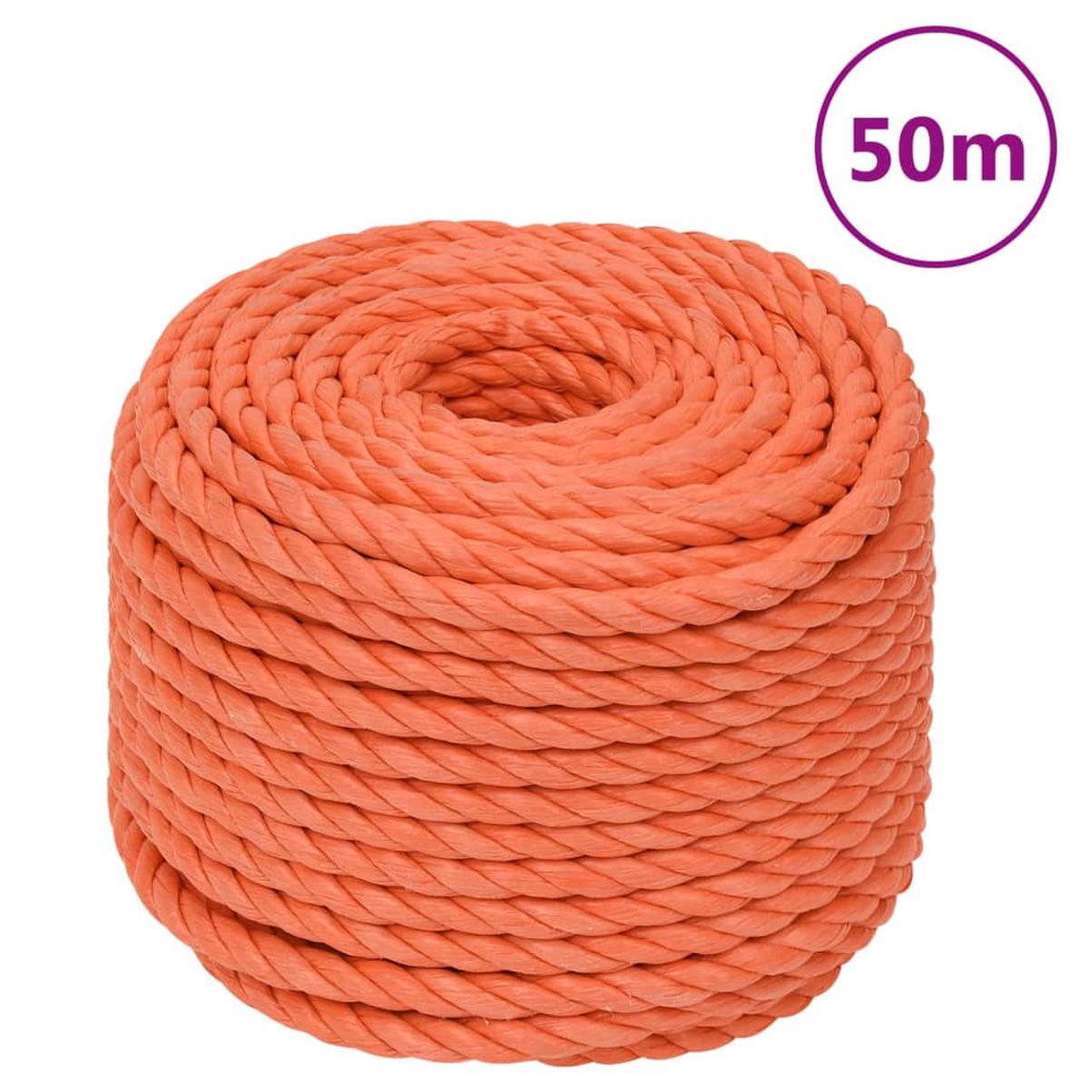 Berkfield Work Rope Orange 16 mm 50 m Polypropylene