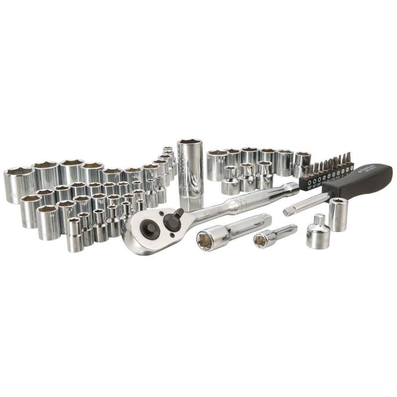1/4" & 3/8" Drive Mechanic's Socket Set - 60 Piece, with Case