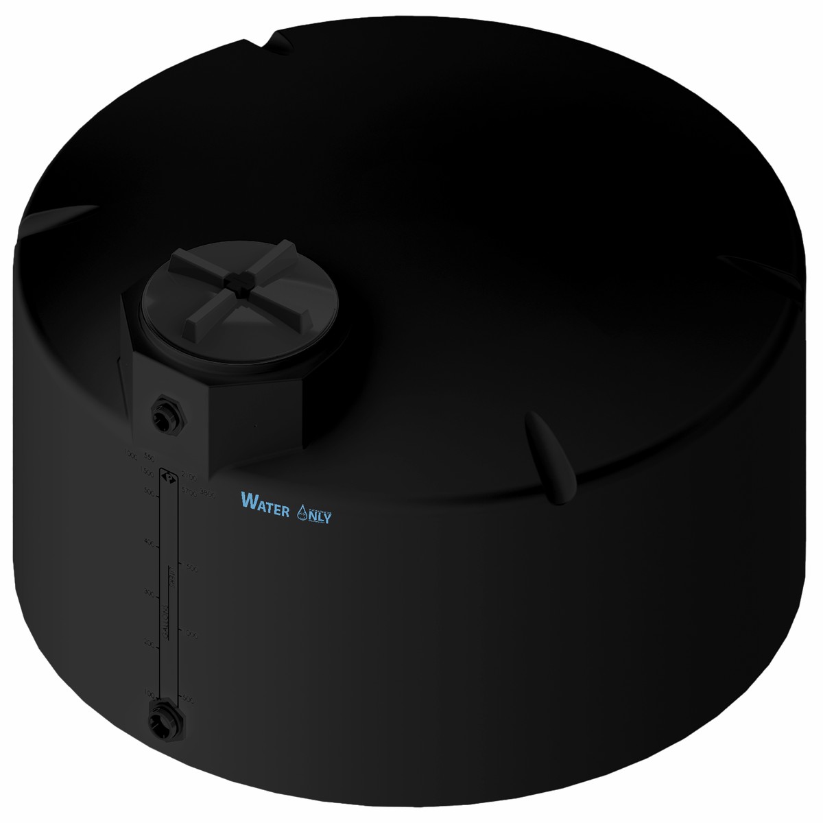 Peabody Engineering 550 Gal Poly Water Tank - FDA Approved, NSF/ANSI/CAN 61 Certified