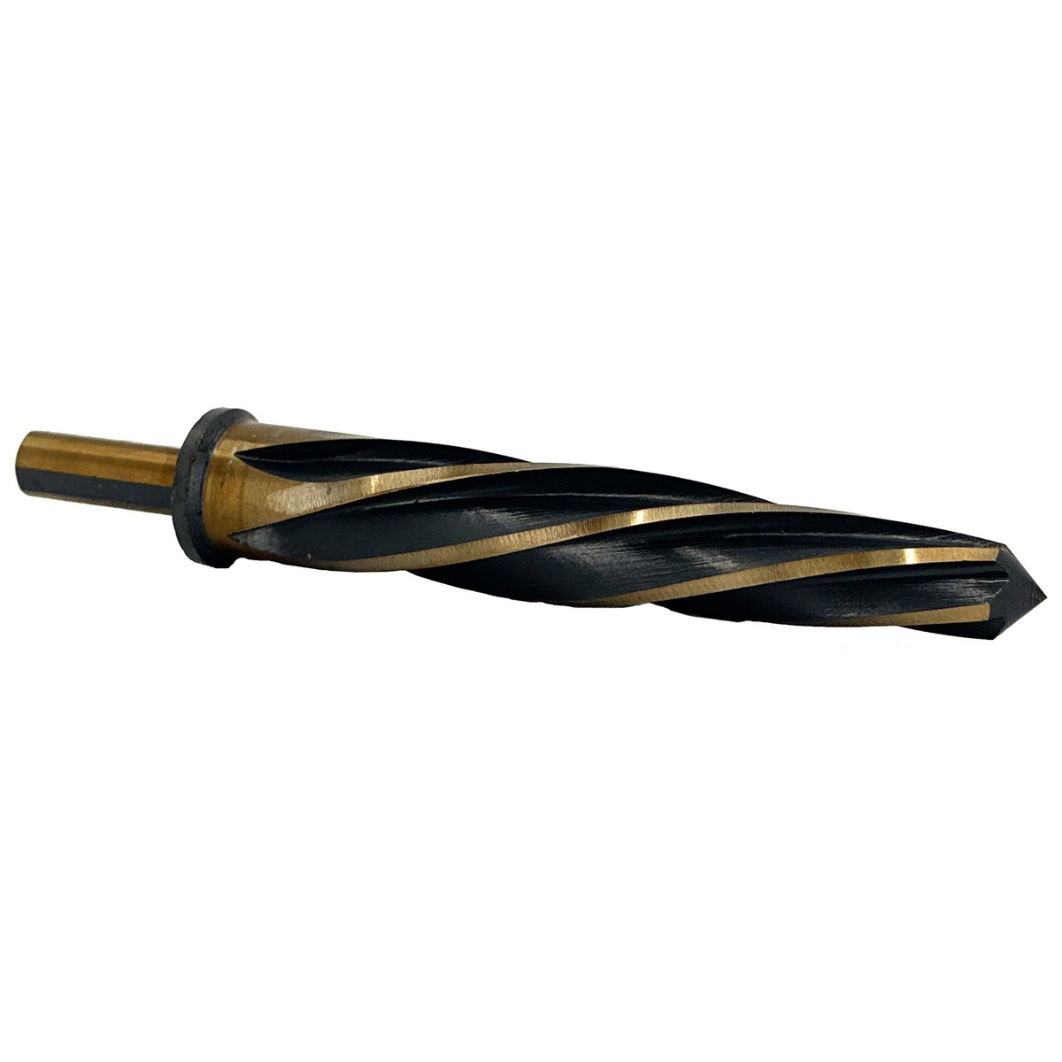 15/16" HSS Black & Gold 1/2" Straight Shank Bridge Reamer