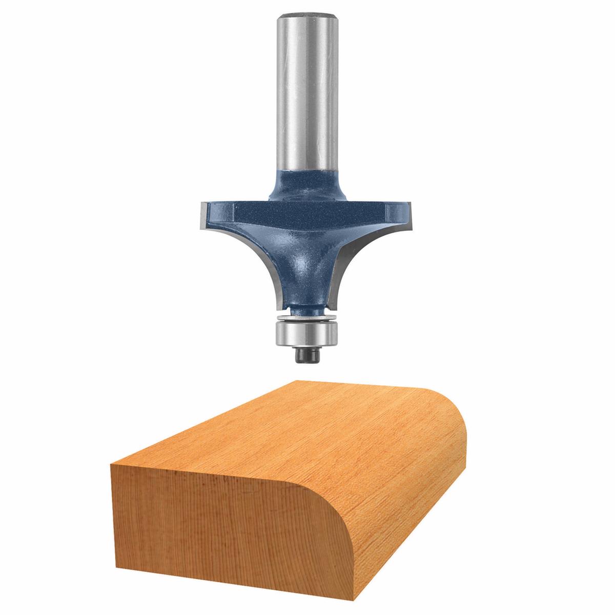 Bosch 85434M Roundover Bit 3/4 Rad., 1/2 Shk. W/B.B., C.T. (Super)