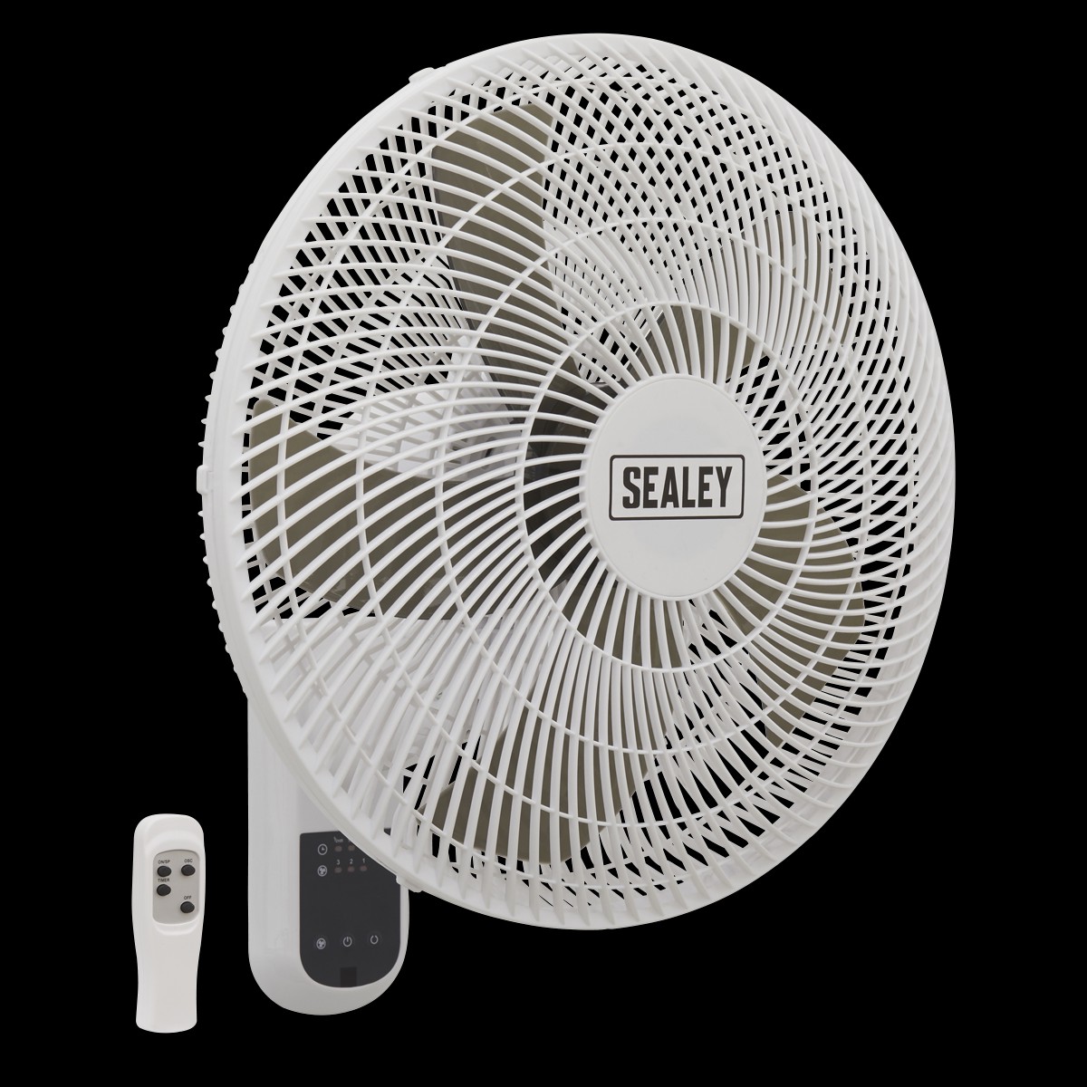 Sealey SWF18WR 18" 3-Speed Wall Fan with Remote Control 230V