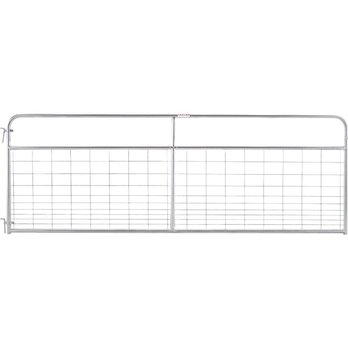 Tarter 50 In H x 12 Ft L x 1-34 In Tube Diameter Galvanized Wire-Filled Tube Gate