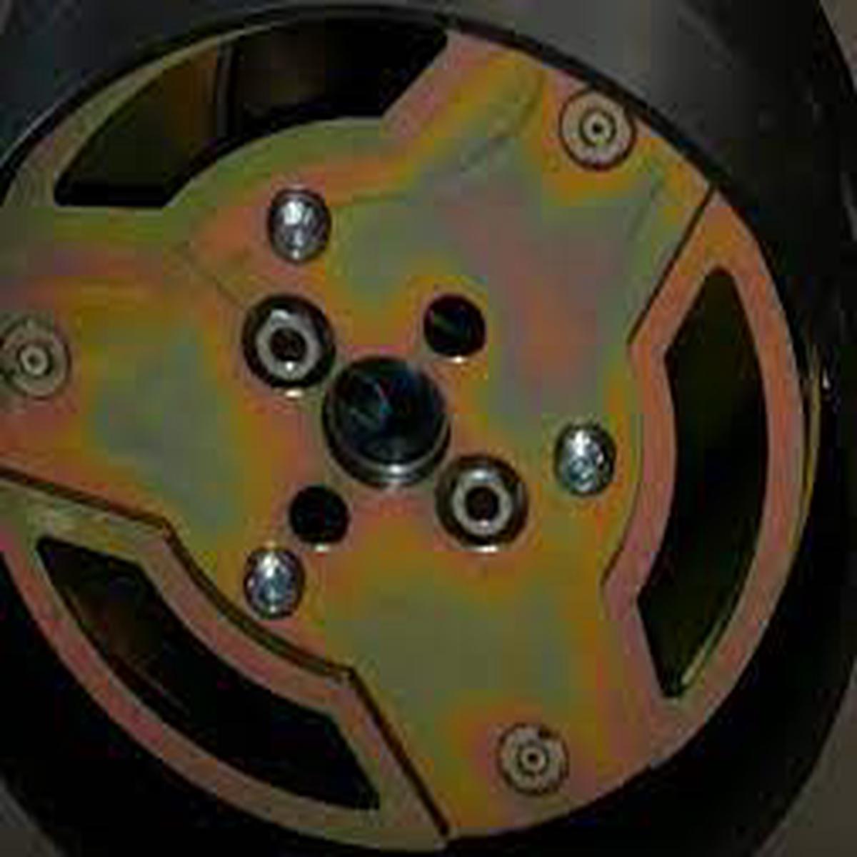 Alpha Floor Grinder, 9Single Head, 1.5HP 110Volt Single Phase - Plate for Diamond Seg
